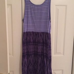 EUC Roxy striped & printed sundress size large
